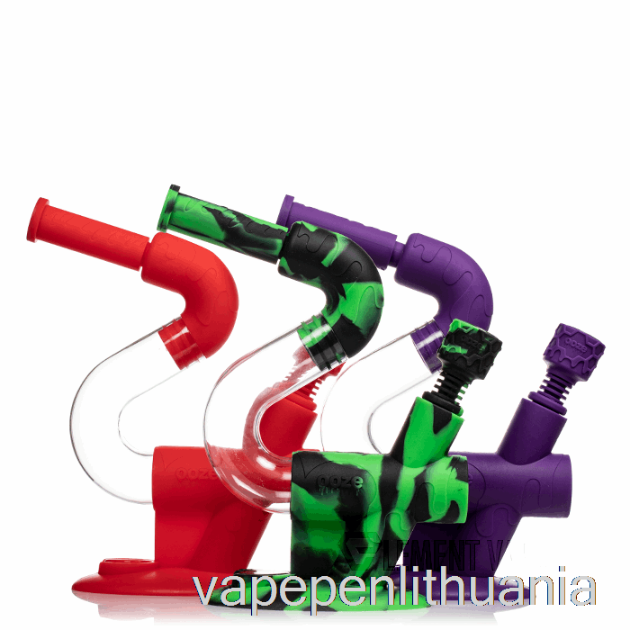 Ooze Swerve Silikoninis Vandens Vamzdis Rasta (žalias / Raudonas / Geltonas) Vape Skystis